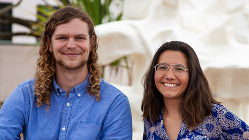 Evan Teal and Kaithleen Coñoepan 